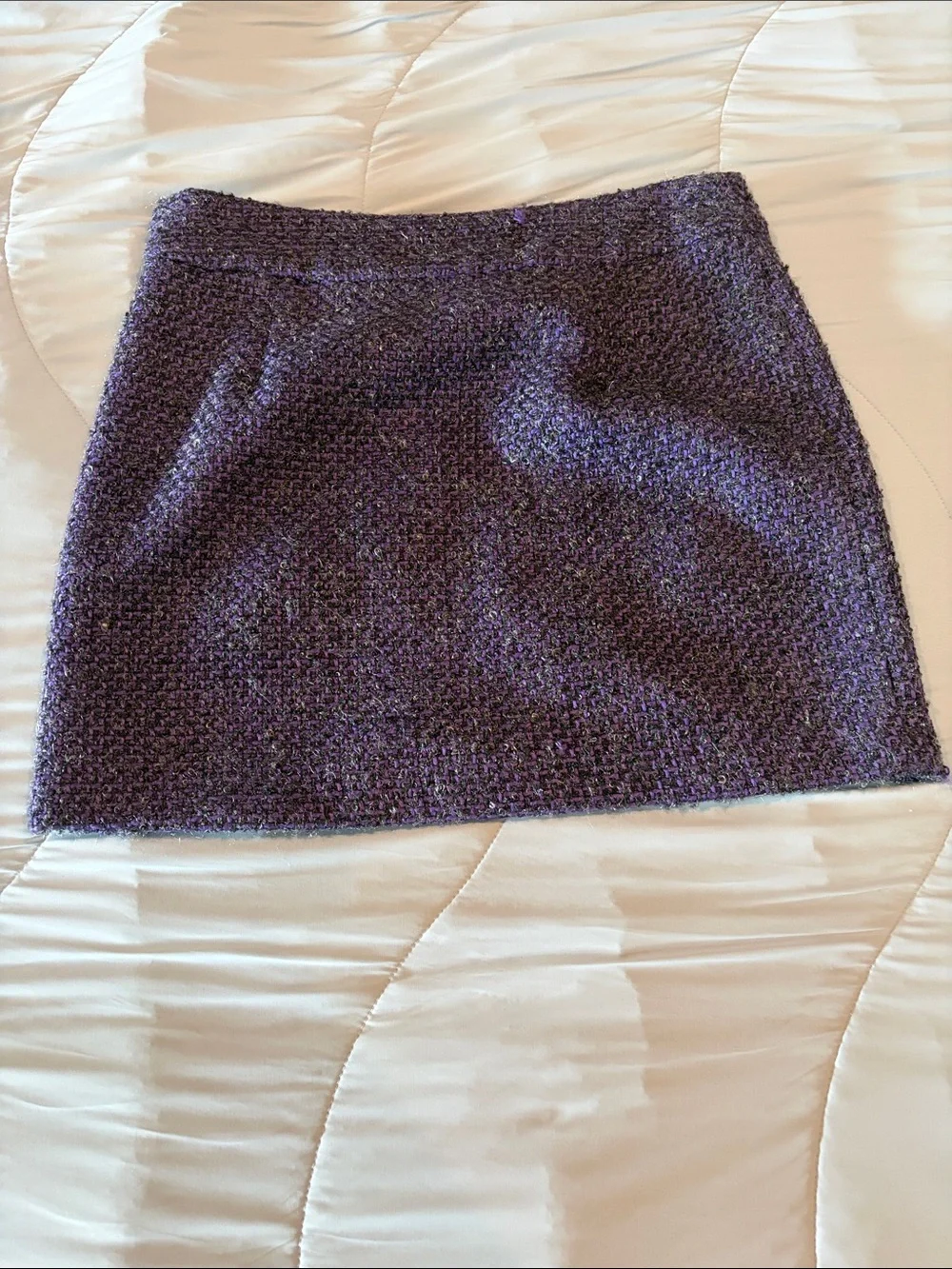 Michael Kors Lavender Tweed Mini Skirt